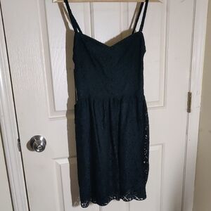 Talula Black Lace Mini Dress